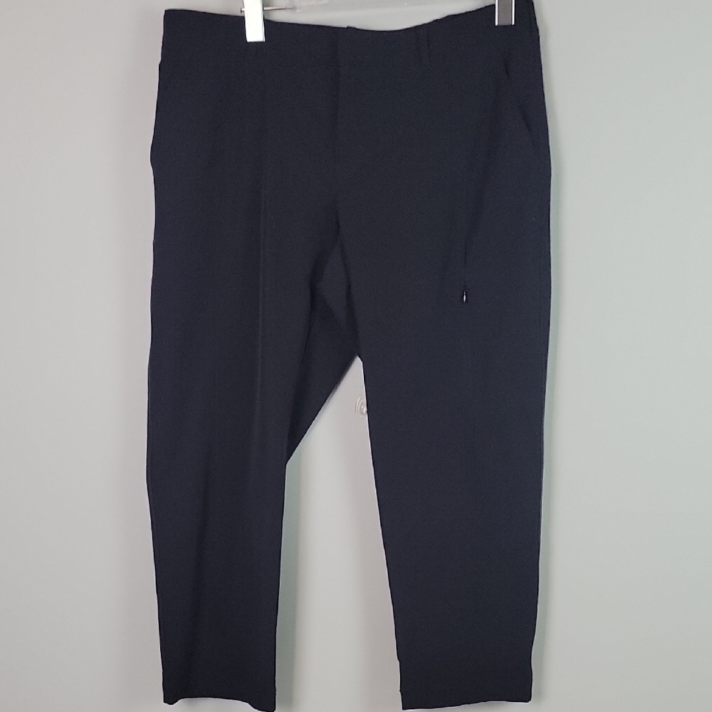 Kirkland Signature Black Ankle Ladies Travel Pants womens size 12